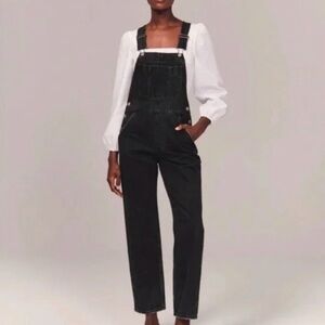 Abercrombie & Fitch High Rise Overalls SZ L